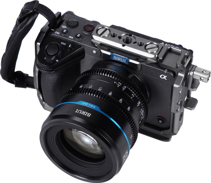 Immagine prodotto Sirui MS55E-G Night Walker 55mm T1.2 S35 Cine Lens (E-Mount Gun Metal Gray) (Novità) (In offerta) (Sony E, APS-C / DX)