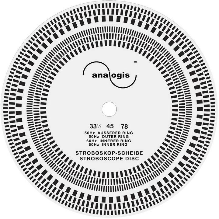 Actual product image Analogis Perfect Pitch Strobo Disc (Turntable cover)