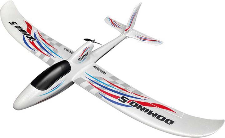 Pichler Domino 5 rot Mode 1 1420mm Elektromotor Segelflugmodell RTF (Segelflugzeug)