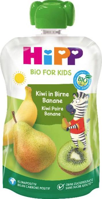 Produktbild Hipp Kiwi in Birne-Banane Charlie Zebra (100 g)