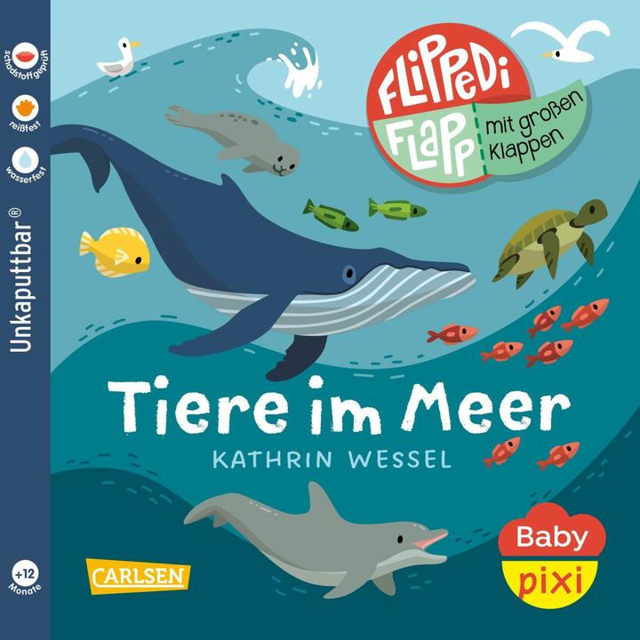 Baby Pixi (incassable) 142 : Flippediflapp : Les animaux de la mer (Allemand)