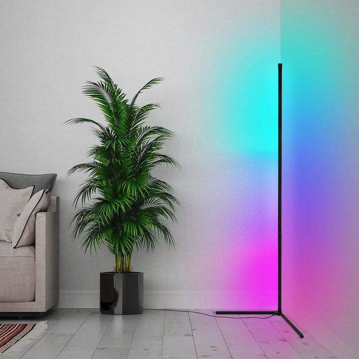 Produktbild Briloner RGB IC LED Stehleuchte, schwarz, 81xRGB-LED