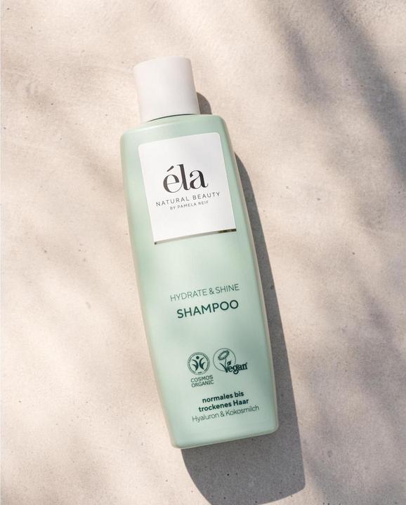 Actual product image Éla Natural Beauty Hydrate & Shine (250 ml, Liquid shampoo)