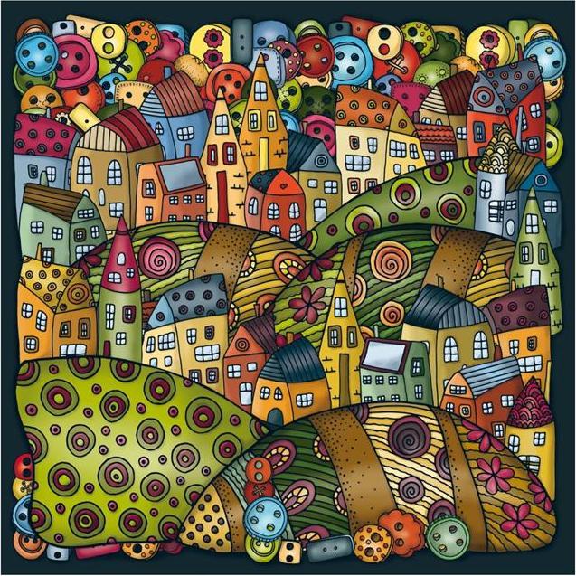Immagine prodotto Curiosi Puzzle Palapeli Mountain Village (210 pezzi)