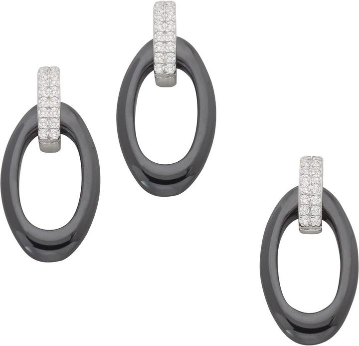 Produktbild Bijou Classic Set Ohrschmuck und Anhänger (Silber)