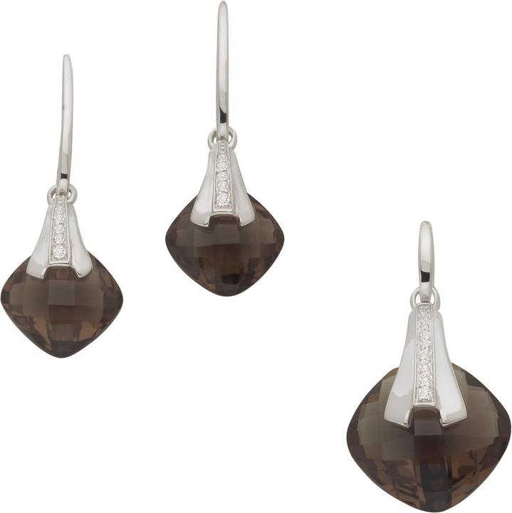 Produktbild Bijou Classic Set Ohrschmuck und Anhänger (Silber)