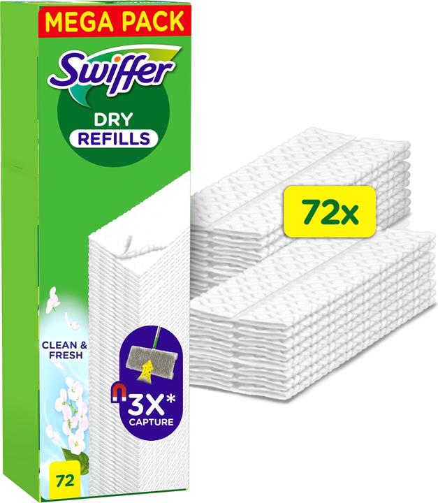 Produktbild Swiffer Bodenwischer Dry Nachfülltücher 72 Stück (72 Stk.)