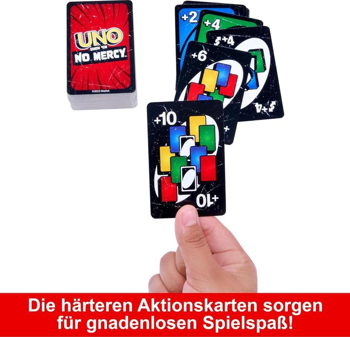 Actual product image Mattel Games UNO No Mercy (English)