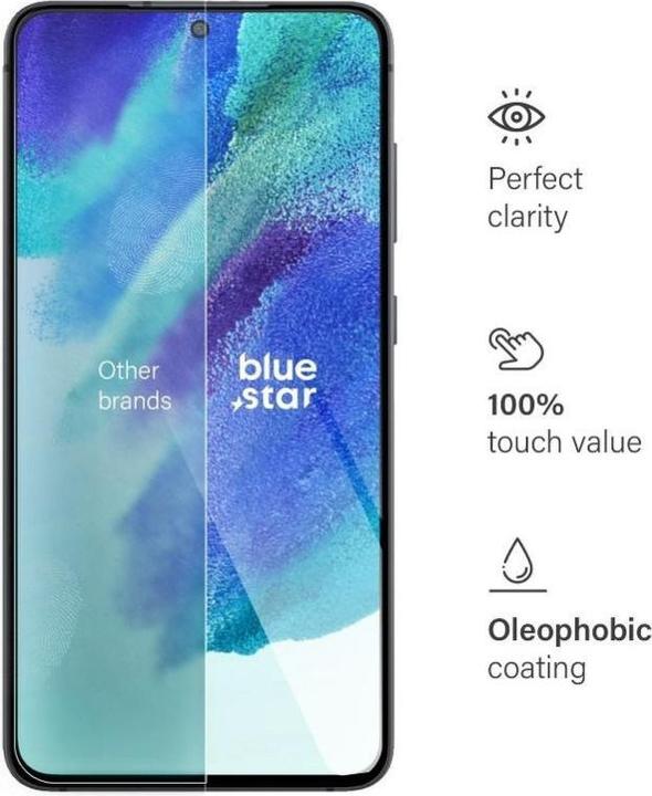 Produktbild BlueStar SM Panzerglas Blue Star Galaxy S21 FE (1 Stück, Samsung Galaxy S21 FE)