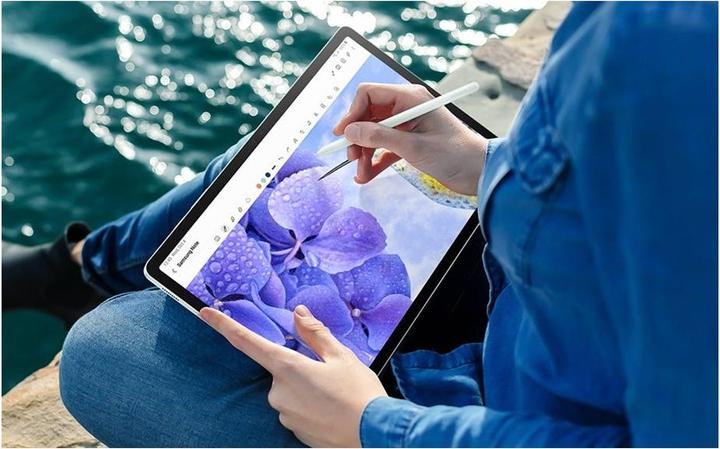 Produktbild Telekom Samsung Galaxy Tab S9 FE 5G 128GB grau EE (5G, 10.90", 128 GB, Grey)