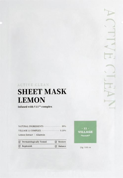 Image du produit Village 11 Factory Active clean sheet mask citron