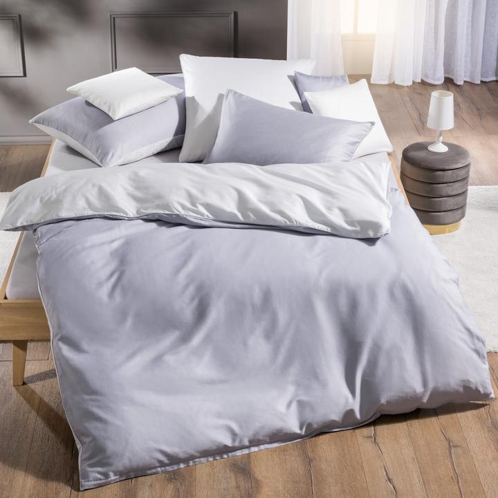 Produktbild Living Home Uni Satin Doubleface (Duvetbezug, 160 x 210 cm)