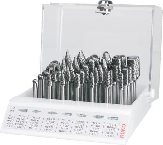 Produktbild Ruko Hartmetall Frässtifte Sätze.35 teilig in Display 1