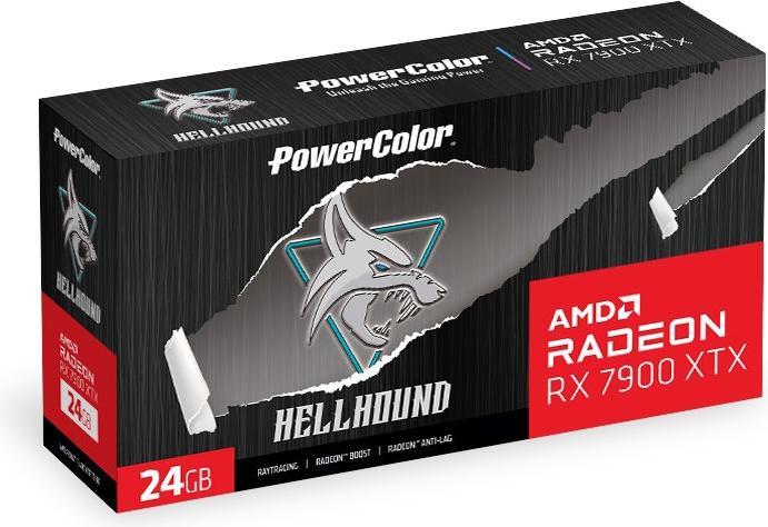 Actual product image Powercolor Radeon RX7900XTX Hellhound (24 GB)