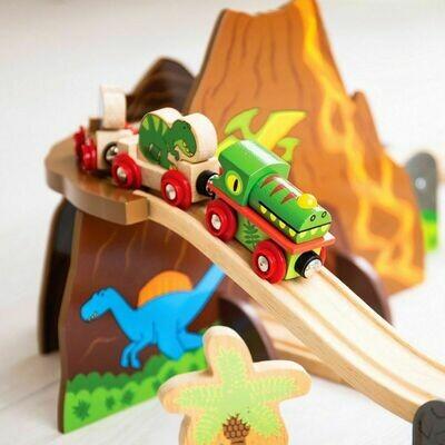 Produktbild Bigjigs Hölzerne Dino-Wasserhahn