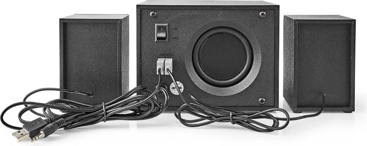 Produktbild Nedis Gaming-Lautsprecher | Lautsprecherkanäle: 2.1 | Stromversorgung über USB | 3.5 mm Stecker | 33