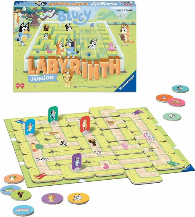 Image du produit Ravensburger Bluey Junior Labyrinth (Allemand, Espagnol, Français, Néerlandais, Italien, Portugais, Anglais)