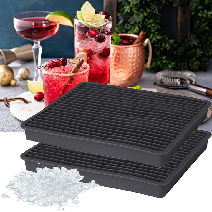 Immagine prodotto Excellent Houseware Set di 2 stampi per cubetti di ghiaccio per ghiaccio tritato