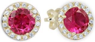 Image du produit Brilio Superbes boucles d'oreilles en or jaune avec zircons 239 001 00957 0000700