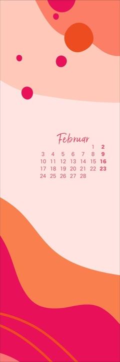 Produktbild Pastel Art Lesezeichen & Kalender 2025 (6 x 18 cm, Harter Einband, Deutsch)
