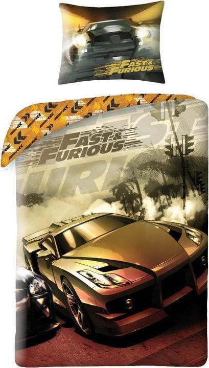 Actual product image Tinisu Fast and Furious bed linen - soft cotton - 140 x 200 cm