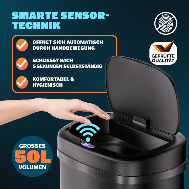 Produktbild Monzana Sensor Mülleimer (50 l)