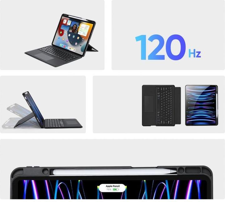 Produktbild Dux Ducis DK Series Keyboard Case (US, iPad Pro 12.9 2020 (4. Gen), iPad Pro 12.9 2021 (5. Gen), iPad Pro 12.9 2022 (6. Gen))
