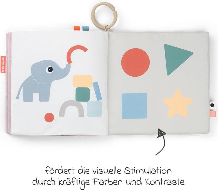 Produktbild Done by Deer Babybücher Activity-Soft-Bilderbuch Tummy Time - Deer