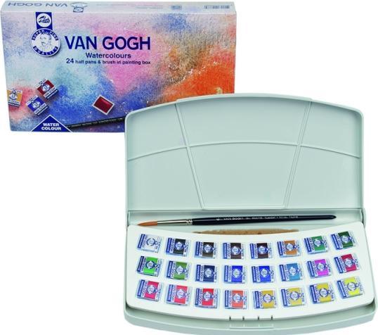 Image du produit Van Gogh Boîte d'aquarelle (Multicolore, 24 ml)