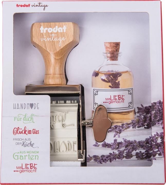 Actual product image Trodat Motifs stamp vintage