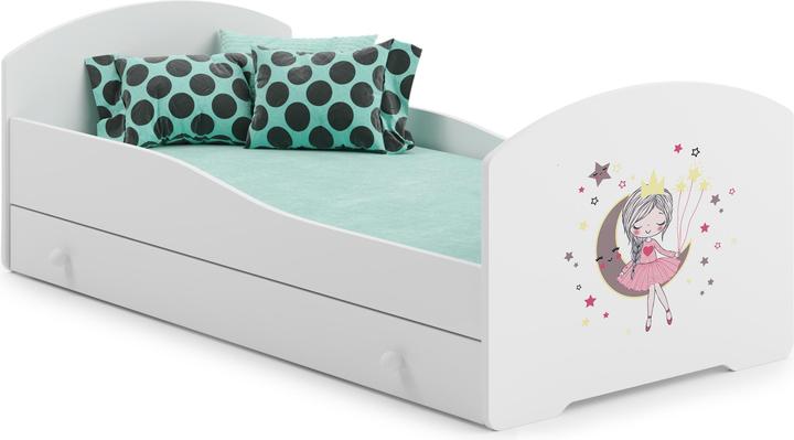 Immagine prodotto ADRK Furniture Letto con materasso e cassetto PEPE SLEEPING PRINCESS 140x70 (140 x 70 cm)