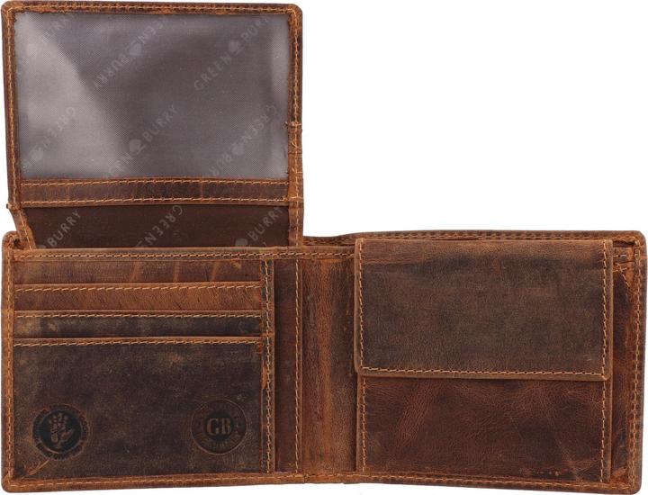 Actual product image Greenburry Vintage star sign wallet leather 12 cm