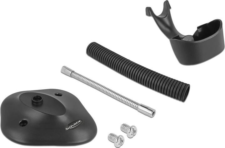 Immagine prodotto Delock Lettore di codici a barre USB 1D con cavo di collegamento e supporto (Codici a barre 1D)