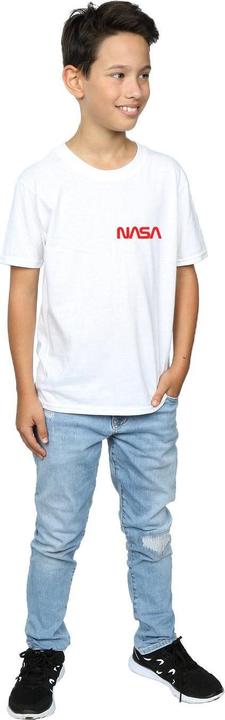 Actual product image Nasa Boys Modern Logo Chest T-Shirt (152, 158)