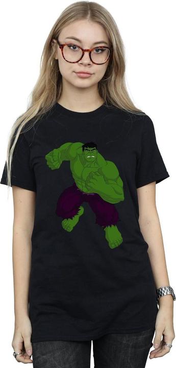 Actual product image Hulk Womens/Ladies Boyfriend T-Shirt (M)