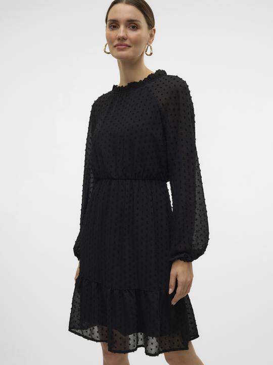 Produktbild Vero Moda Vmemma L/S Dobby Short Dress Wvn Exp Kleid (XL)