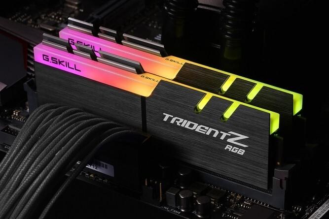 Immagine prodotto G.Skill Trident Z RGB (2 x 16GB, 3200 MHz, DDR4-RAM, DIMM)