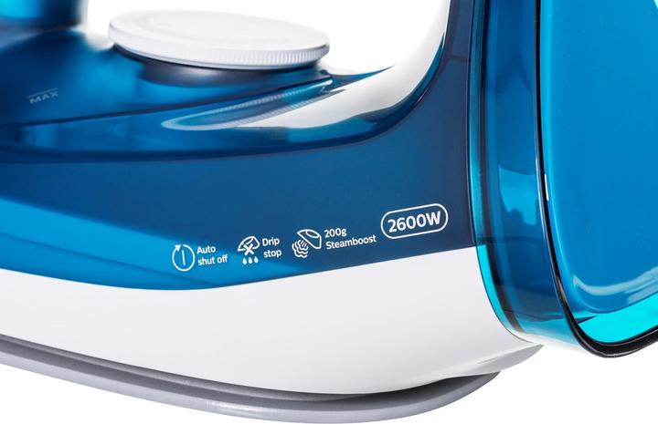 Image du produit Philips 3000 series DST3040/70 Fer à repasser à vapeur Semelle en céramique (2400 W, 200 g/min)