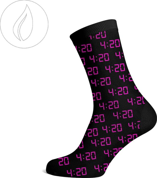 Immagine prodotto R420 Calzini lunghi Taglia 36-42 Nero 420 Allarme Rosa (Confezione singola, 36 - 42)