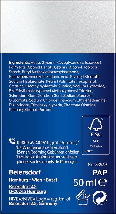 Image du produit NIVEA Hyaluron anti-âge (50 ml, Crème 24h, SPF 15)