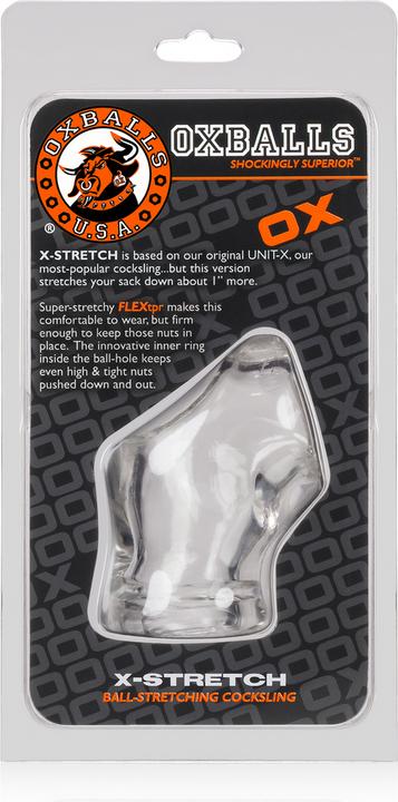 Actual product image Oxballs Unit-X Stretch - Sporty Sleek Cocksling with Extended Ballstretcher Base