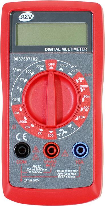 Produktbild REV Vielfmessgerät digital rt Hand-Multimeter digital CAT III (CAT III)