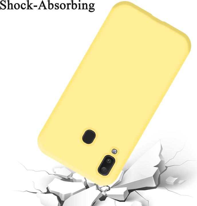 Immagine prodotto Cadorabo Copertura della cassa del silicone liquido TPU (Samsung Galaxy A20, Samsung Galaxy M10s, TCL A30)