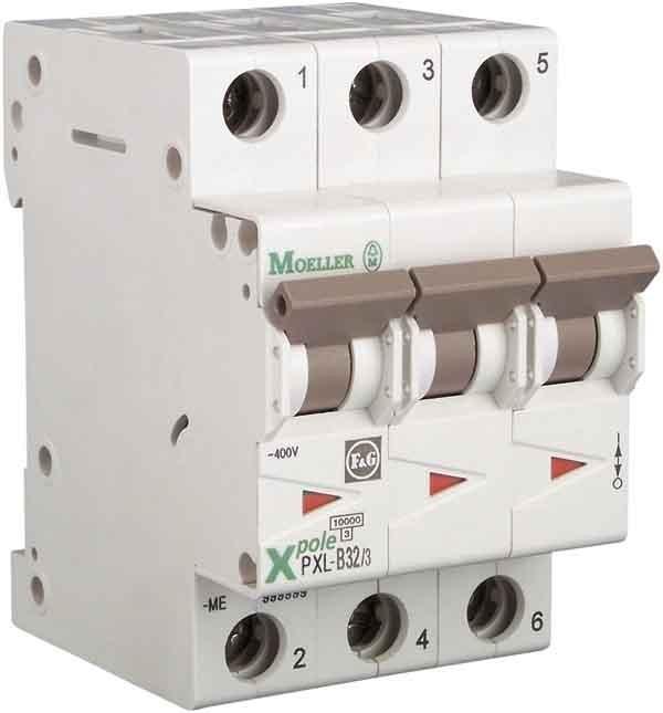 Produktbild Eaton Sicherungsautomat Typ D 10A 3-polig