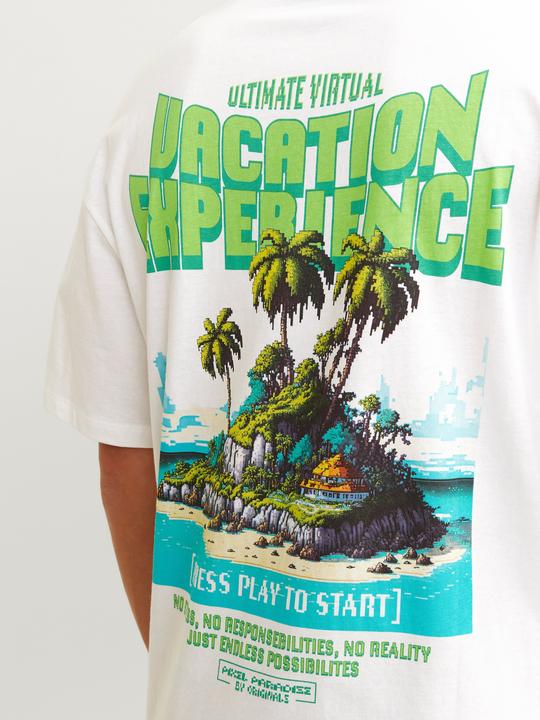 Immagine prodotto Jack & Jones T-shirt stampata con scollo rotondo (XL)