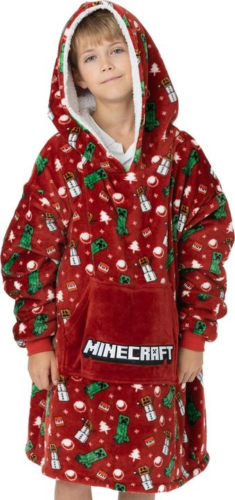 Produktbild Minecraft ChildrensKids Oversized Christmas Hoodie Blanket (One Size)