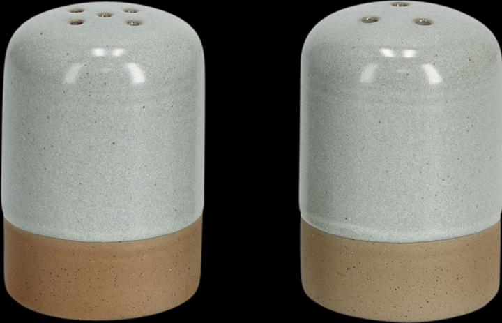 Produktbild Zeller Present Salz-/Pfefferstreuer-Set, 2-tlg., Steingut (Salz, Pfeffer)