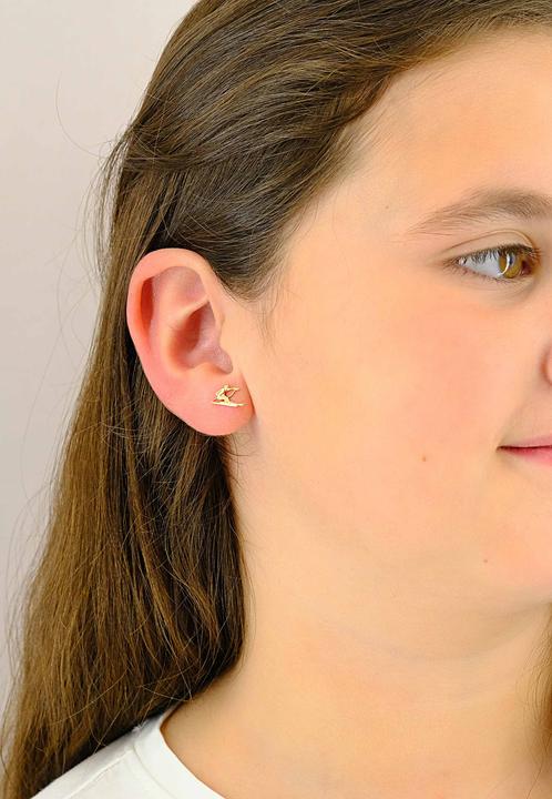 Actual product image Muau Skiing (750/18 K Yellow gold)