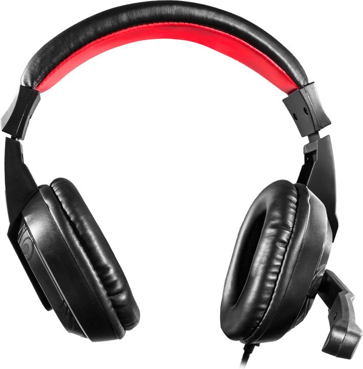 Image du produit Mars Gaming MRH0 Casque/écouteur filaire Noir, rouge (Filaire)