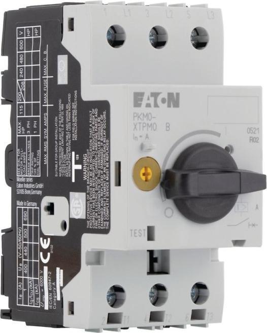 Image du produit Eaton Interrupteur de court-circuit 3p 10A sans surcharge PKM0-10